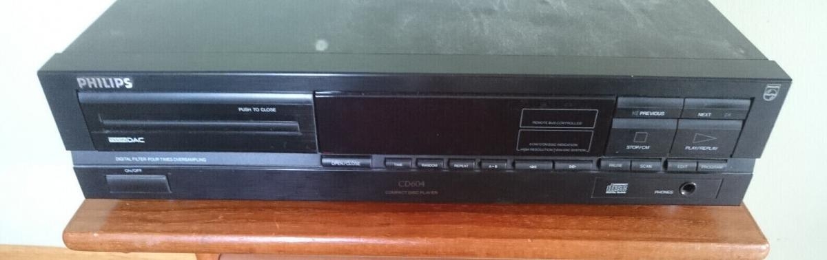 Philips CD604 Hifi CD Player TDA 1543 DAC CDM 4/19